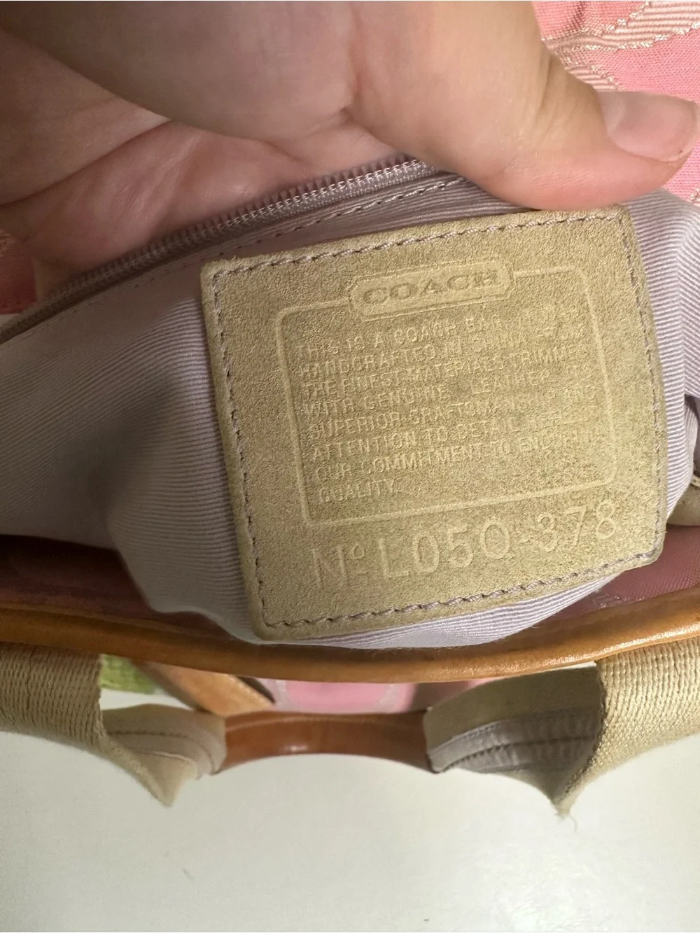 Coach limited shown stains